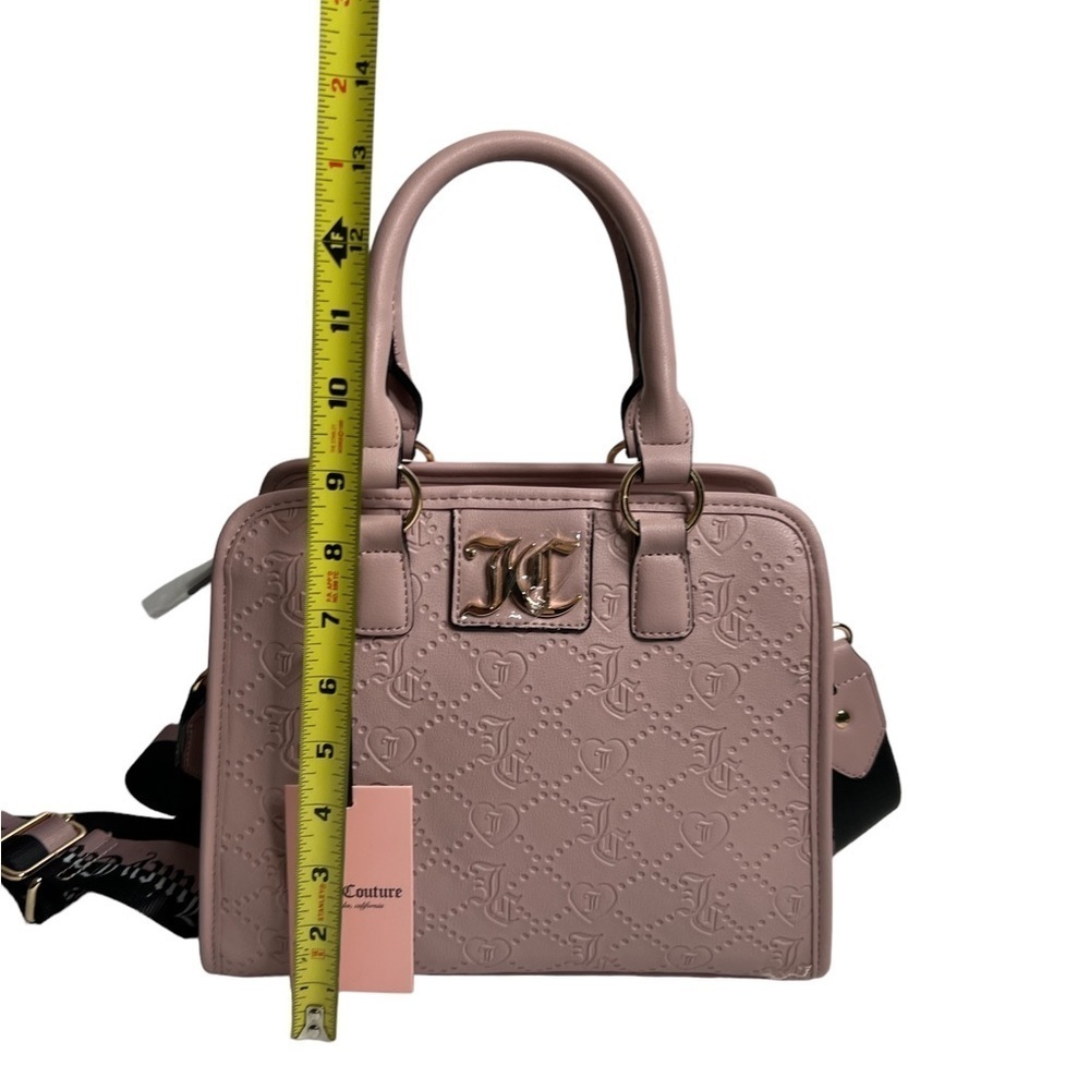 Juicy Couture Dusty Blush Charm Sure Satchel With Matching Wallet - Picture 11 of 17